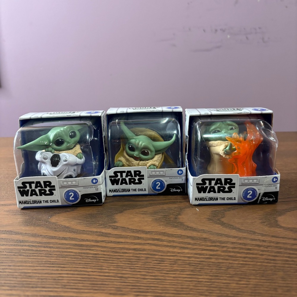 Star Wars The Bounty Collection Series 2 The Child‎ Baby Yoda Figures Lot of 3